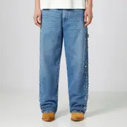 [1989 Studio] Over Denim Pants Crystals 34 Light blue