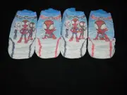 4 sample Huggies Pull-ups 5t-6t over 46-60 Lbs.