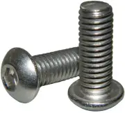 Stainless Steel button head socket cap machine screws 1/2-13 x 1-1/4" Qty 50