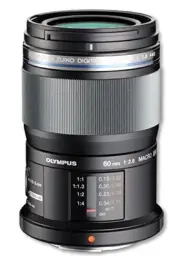 OLYMPUS 60mm F2.8 Macro M.ZUIKO DIGITAL Lens for Micro Four Thirds MFT F/S Track