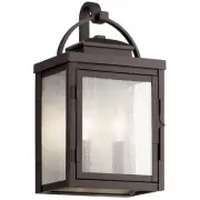 Kichler 59011RZ - Carlson 2 Light 15" Outdoor Wall Sconce (NEW - BAD BOX ONLY)