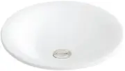 Karran USA VC-203 Valera 17-3/4" Circular Vitreous China Drop In - White