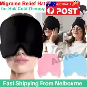 Migraine Relief Cold Therapy Hat for Headache and Pain, Reusable Ice Cap