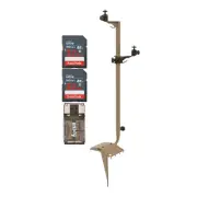 Stealth Cam Adjustable Multi Pivot Mounting Post with Card Reader Bundle