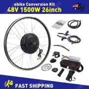 48V 1500W Electric Bicycle Kit 26” ebike conversion kit with LCD Meter