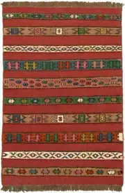 Traditional Vintage Hand-Knotted Carpet 3'7" x 5'5" Wool Area Rug