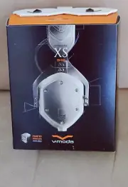 BRAND NEW IN BOX V-MODA XS Foldable Noise Isolating Headphones - White Silver