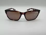 NEW Costa Del Mar PALMAS Polarized Sunglasses Coral Tortoise/Copper Silver 580P