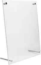 HAWILLOSCH Certificate Medal Box Poster Stand Ticket Leaflet Display Stands Degree Document Holder Picture Stands for Display Number Top Door Light up Mirror Acrylic Transparent