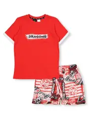 Dragons NRL Youth Pyjama Set 10 DRAGONS (CHECK)