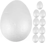 KOMBIUDA 10pcs Easter Foams Eggs DIY Decorations Kit for Boys and Girls Adults Craft Egg Decorations for Easter Baskets Easter Egg Decorating Sets