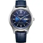 CITIZEN NY4050-11L Automatic Blue Dial Dress Watch JDM Japan Made Leather Strap