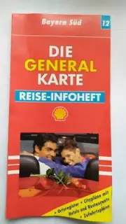 Road map Bayern Sud GERMANY