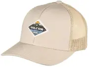 Volcom A-Frame Trucker Hat - Light Khaki - New