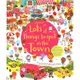 Usborne Lots of things to spot in the town 尋找遊戲貼紙書-城市＊db小舖＊