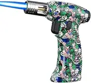 Culinary Blow Torch Kitchen Torch Lighter Refillable Butane Torch with Safety Lock and Adjustable Flame for Cooking, BBQ, Baking (Camouflage)