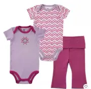 Yoga Sprout 2 Bodysuit and Pants Set (Lotus) ~ 9-12 Mons