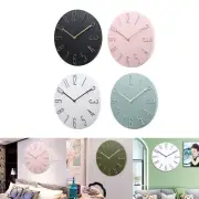 Large Number Wall Clock 12 Inch Minimalist Analog Quartz Watch Home Decor