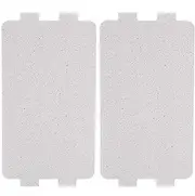 Pack of 2 Microwave, Microwave Film, Microwave Mica Plates Repair Accessories, Suitable for Heat Insulation of Induction Cookers, Microwave Ovens and Other Electrical Appliances