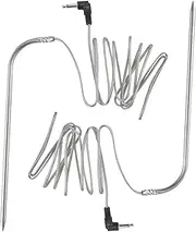 Suesacy Replacement High-Temperature Meat Probe for Pellet Grills and Pellet Smokers Compatible with Pit Grills, 2Pc Waterproof BBQ Probe