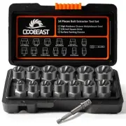 Bolt Extractor Set Heavy Duty, 13Pcs Bolt Extractor Kit with 3/8 Inch Adapter...