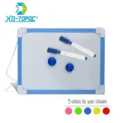 20.5*15.6cm Magnetic Kids Whiteboard Dry Wipe Board 5 Colors Frame Mini Drawing