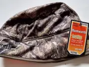 Huntworth Victor BEANIE FLEECE HAT Reversible Camo/Orange Blaze One Size Hunting