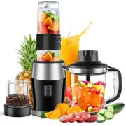 Blender and Food Processor Combo, Blender for Shakes and Smoothies, Personal ...