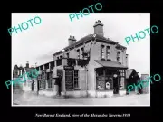 OLD POSTCARD SIZE PHOTO NEW BARNET ENGLAND THE ALEXANDRA TAVERN c1930