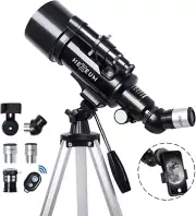 Telescope 70mm Aperture 500mm - for Kids & Adults Astronomical refracting Por...