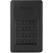 VERBATIM 2.5in USB 3.1 STORE N GO SECURE HDD W/KEYPAD ACCESS 2TB - BLK