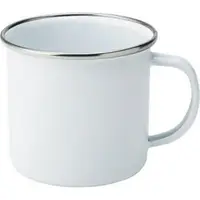 在飛比找momo購物網優惠-【Utopia】琺瑯馬克杯 銀白300ml(水杯 茶杯 咖啡