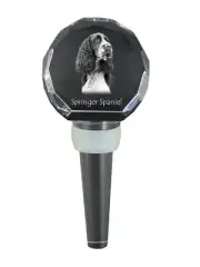 English Springer Spaniel Thick Wine Stopper With Dog Art-Dog