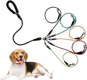 Dog Traction Rope - Dog LeashSplitter | Pet Walking Lead with Padded Handle, Shock Absorbing Strap & 360 Degree Swivel Hook | Outdoor Running Hiking Beach Camping Travel Training DogCord