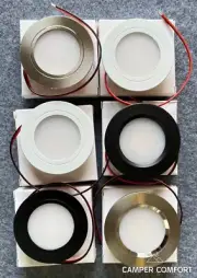 Campervan Spotlights - 12V LED Switched, Touch Dimmer Switch Motorhome