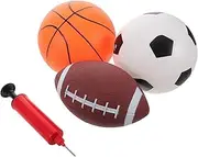 1 Set Mini Basketballs with Pump Sports Balls for Interactive Indoor Outdoor Play Enhances Coordination and Family Fun for Basketball Games