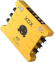 K10 15TH Streaming live gaming recording bubbing teaching and k song Sound Card of audio mixer