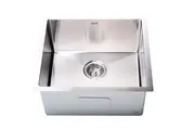 510x450mm Handmade Stainless Steel Undermount / Topmount Kitchen Laundry Sink with Waste