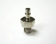 1pc Nickel Plated Brass Fitting 1/8" ID Hose Barb x M6 MettleAir 125NP-2M6-SB