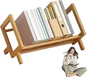 Desktop Bookshelf - Convenient Book Table Top Hatch, Reliable Tabletop Hatch Dorm | Stable Desktop Table Top Book Holder Organizer, Table Top Book Storage Rack Tilting Book Case Bookcase CDS