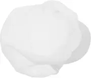[JEWEDECO] Dust Cap Hair Cover for Work Restaurant Chef Headscarf Cooking Hair Net Sushi Hat Tall Chef Hat Chef Hat Headband Chef Head Wrap Dishwasher Hat Hair Net for Cooking Cook Hat White