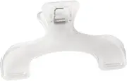 LeoLeoii Generic Page Clips Bookmark | Transparent Reading Book Clip Aid, Multi-Functional Open Book Holder for Work Area, Home, and School(2PCS)