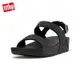 【FitFlop】LULU GLITTER BACK-STRAP SANDALS經典亮片後帶涼鞋-女(黑色)