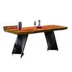 【BIGBOYROOM】工業風家具  工業風復古原木造型腳座餐桌 T157 系列家飾復古攝影道具酒吧餐廳