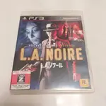 PS3 - 黑色洛城 L.A.NOIRE 4571304473105 無說明書