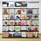 30 Cube DIY Wire Storage Shelves Cabinet Closet Shelf Toys Clothes Display Rack