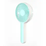 311 Usb Rechargeable Mute Mini Fan 2000Mah Battery Capacity Low Noise Natural Wind Green Colour