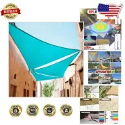 Heavy Duty 190 GSM Turquoise Right Triangle Sun Shade - 3- Included
