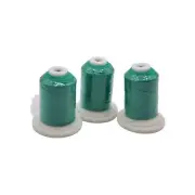 Intressa Polyester Thread, 40 Wt, 600 Yards, Kelly Stone, 3 Mini King Spools