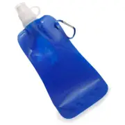 450ml Collapsible Portable Water Drink Bottle Gym/Sports Kids/Adult Blue Doozie